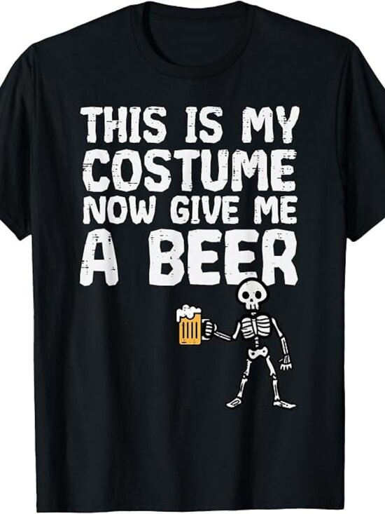 Jessica C Other - Halloween This is My Costume Give Me Funny Skeleton Dad Men T-Shirt